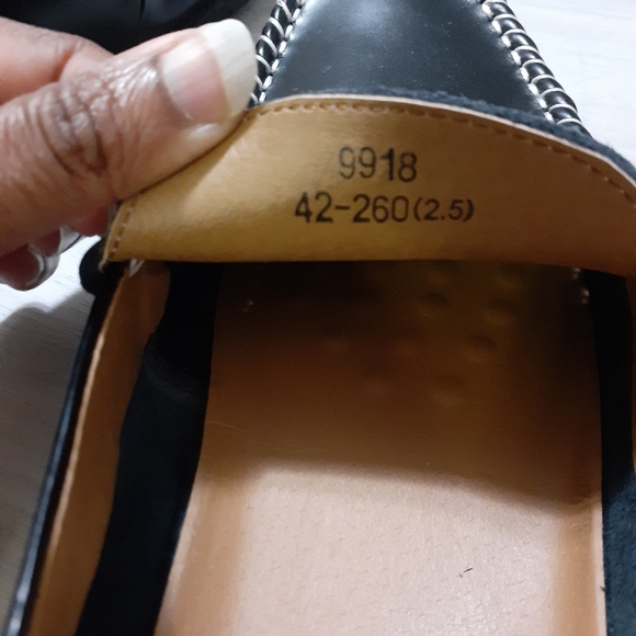 Men Fashion Black Loafers shoes-size 9 - Picture 6 of 7